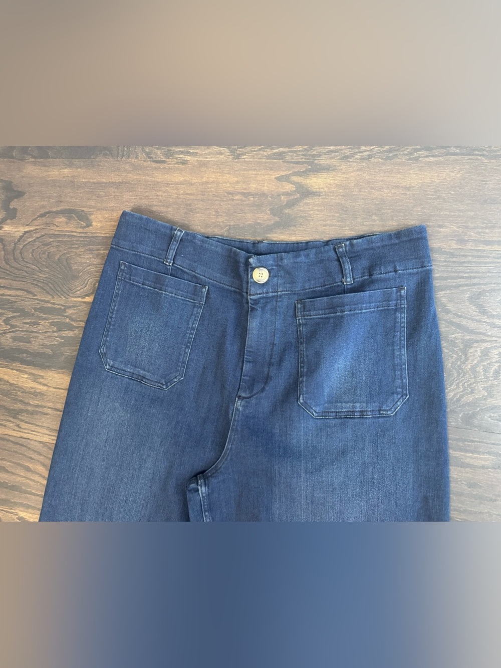 Pilcro The Skipper Cropped Wide-Leg Jeans NWOT Size 20W $138 - Picture 7 of 11